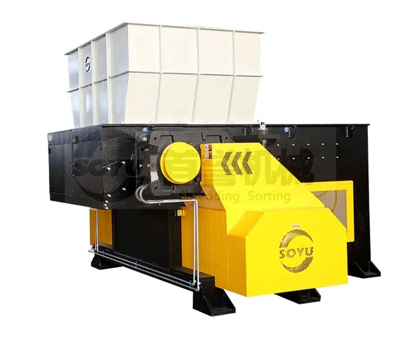 China single shaft shredder for plastic,wood,metal,drum,waste,glass