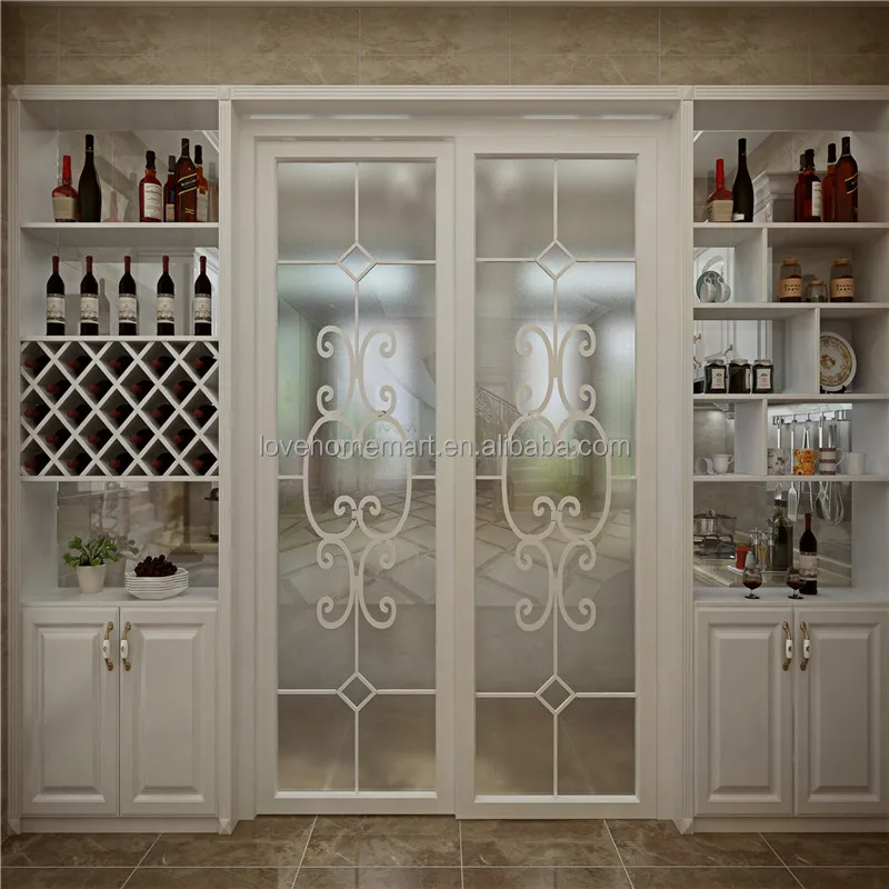 wood furniture wine cabinet for home decoration