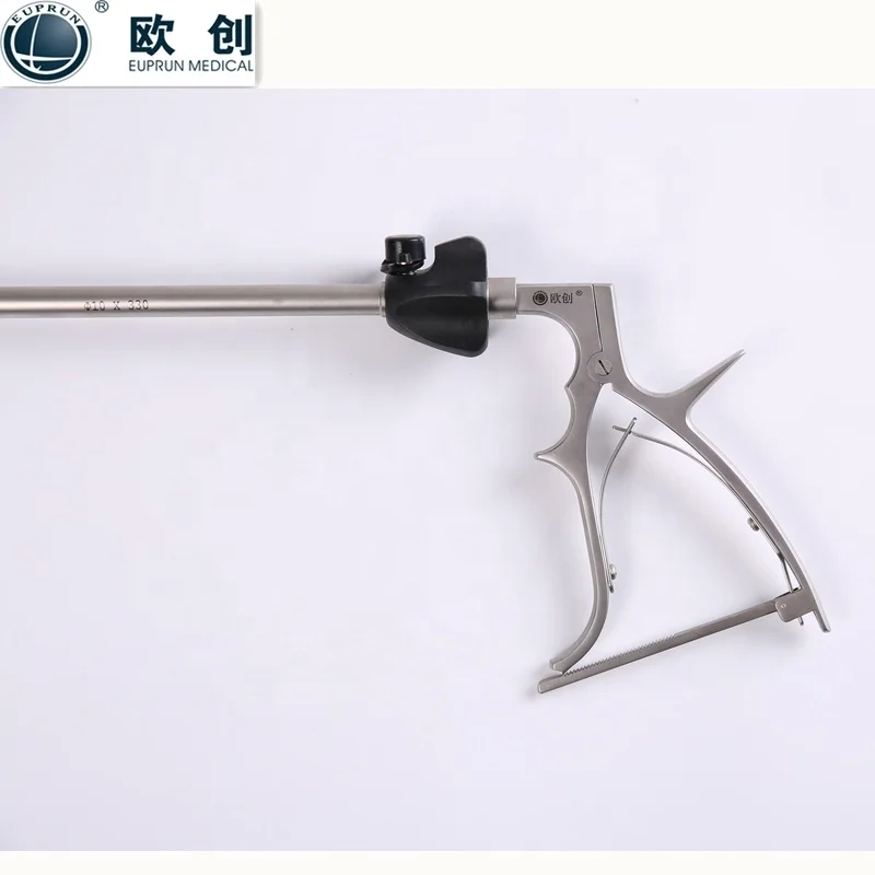 Euprun Reusable Laparoscopic 10mm 330mm Grasping Forceps Claw Forceps Biopsy Forceps Autoclavable Stainless Steel Factory Price