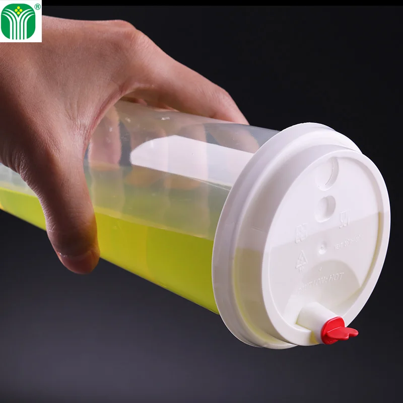 
custom logo print 24oz injection molding heat resistant disposable plastic cup for hot tea 