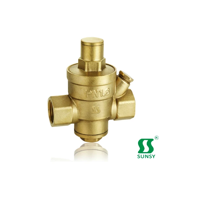 Китайский завод Yuhuan shunshui sunsy BSPP BSP NPT, кованая наружная резьба, латунный клапан уменьшения давления