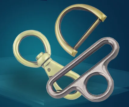 
Factory price metal D ring buckle clasp snap hook for luggage bag shoe belt 