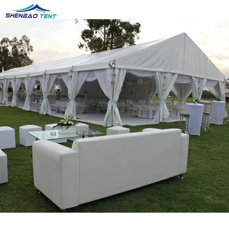 Outdoor Permanent Storage Tent Aluminum Structure Warehouse Tent Wedding Event Exhibition Tent