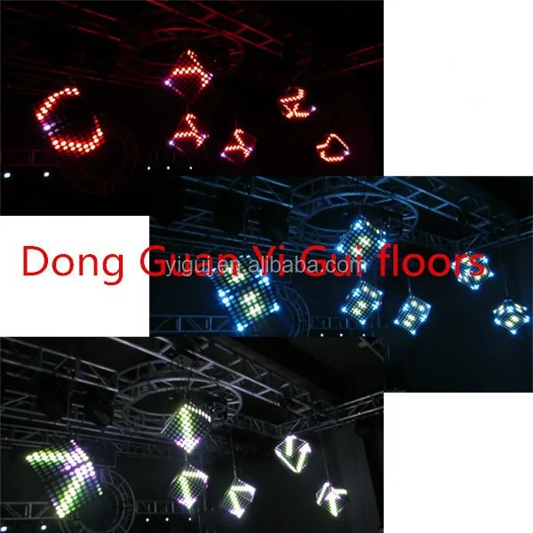 Popular Lighted Dance Floor magic 3D LED cube