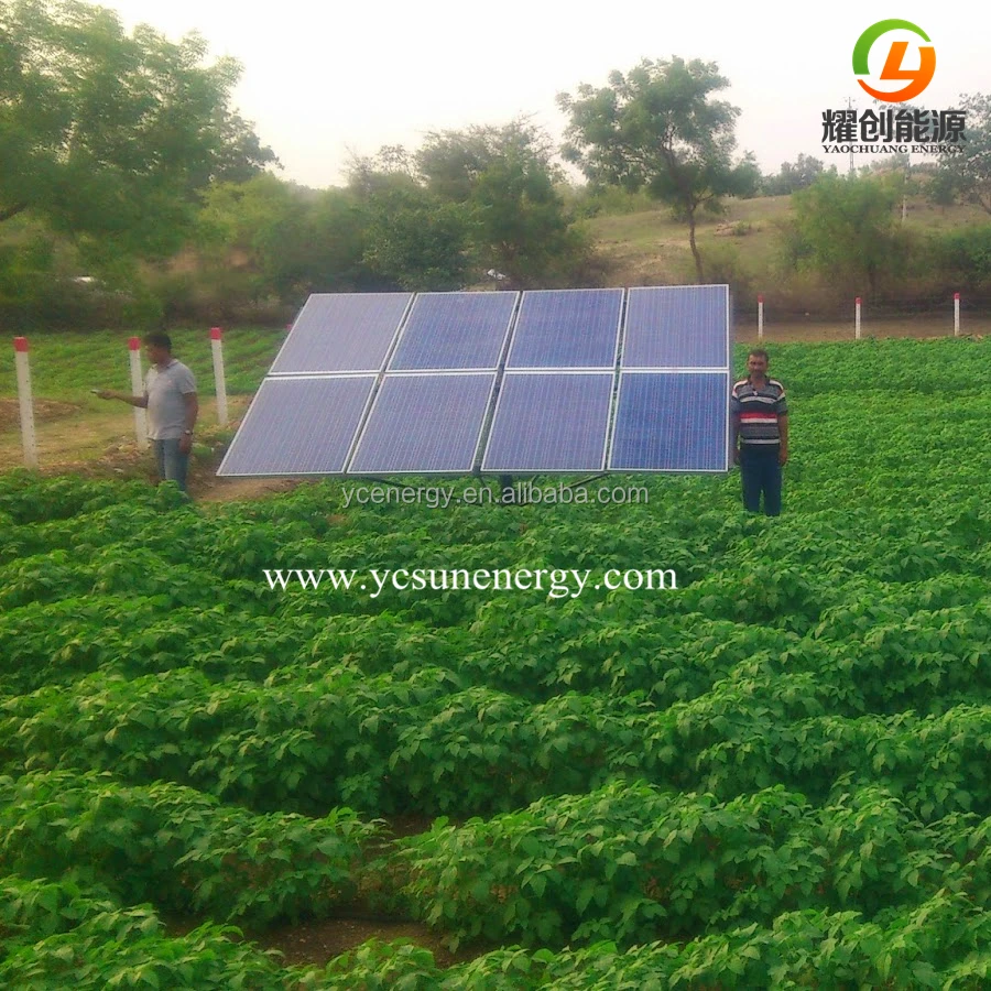 Solar water pump working schematic diagram 300m Solar submersible water pump for farmer