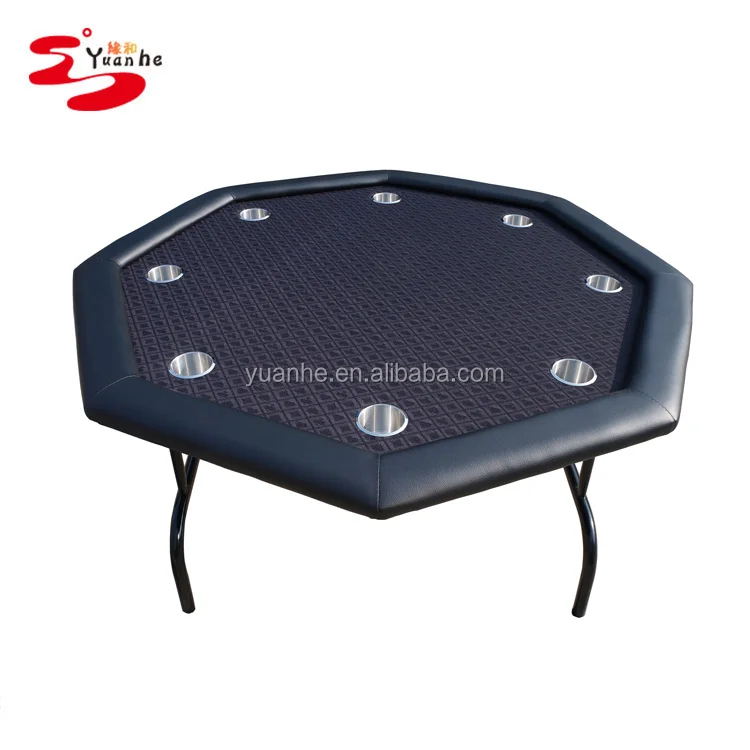 48 inch 8 person discount folding portable octagon poker card table for sale
