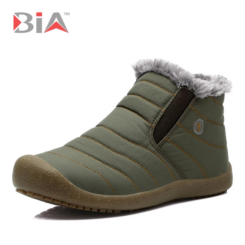 New 2015 Frosty Winter Shoes for Men Ankle Snow Boots