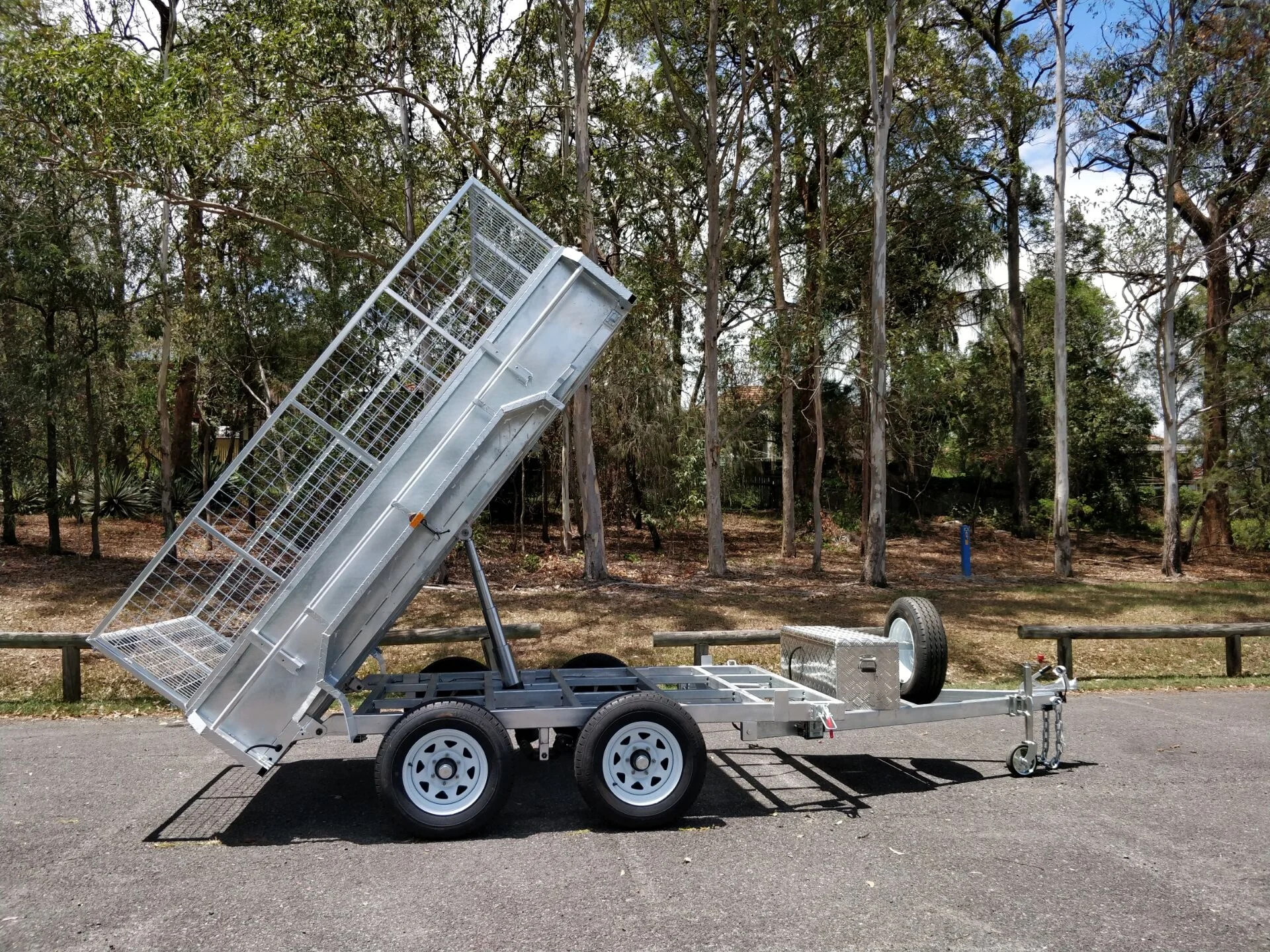 2021 POPULAR  HDG 12 x 6 Hydraulic Three Ways Tipper Trailer ATM 3500KG