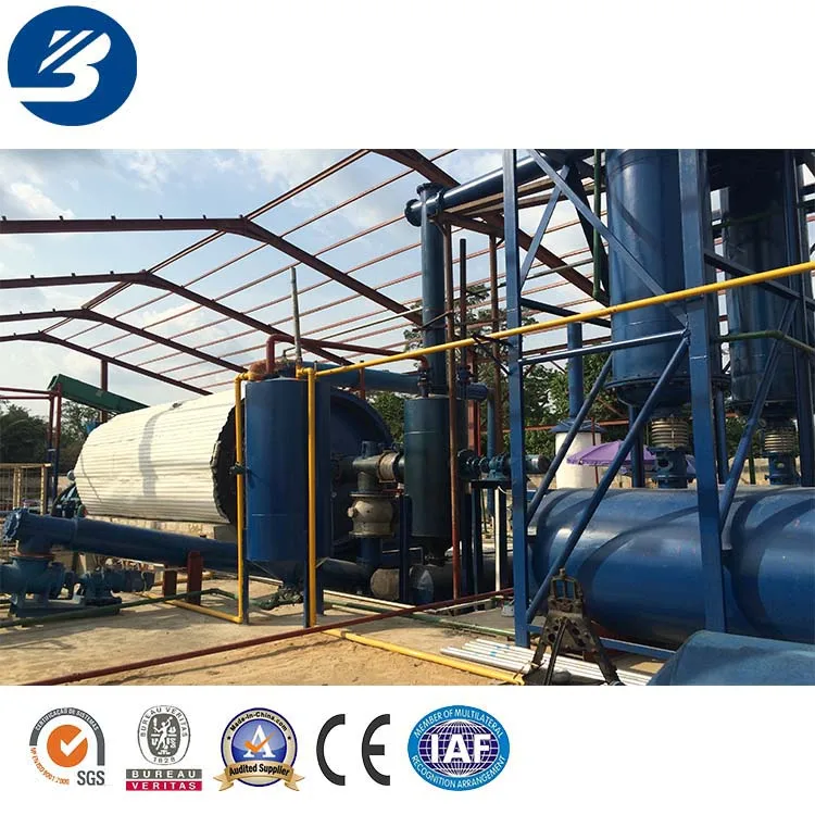 Advanced tech waste tyre recycle machine production line to fuel oil