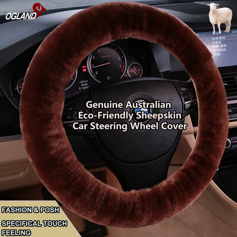 sheep wool for steering wheel cover made of Australian High quality soft Confortable sheepskin