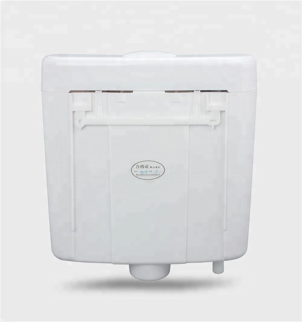 Top Single button Toilet exposed plastic squatting flush tank