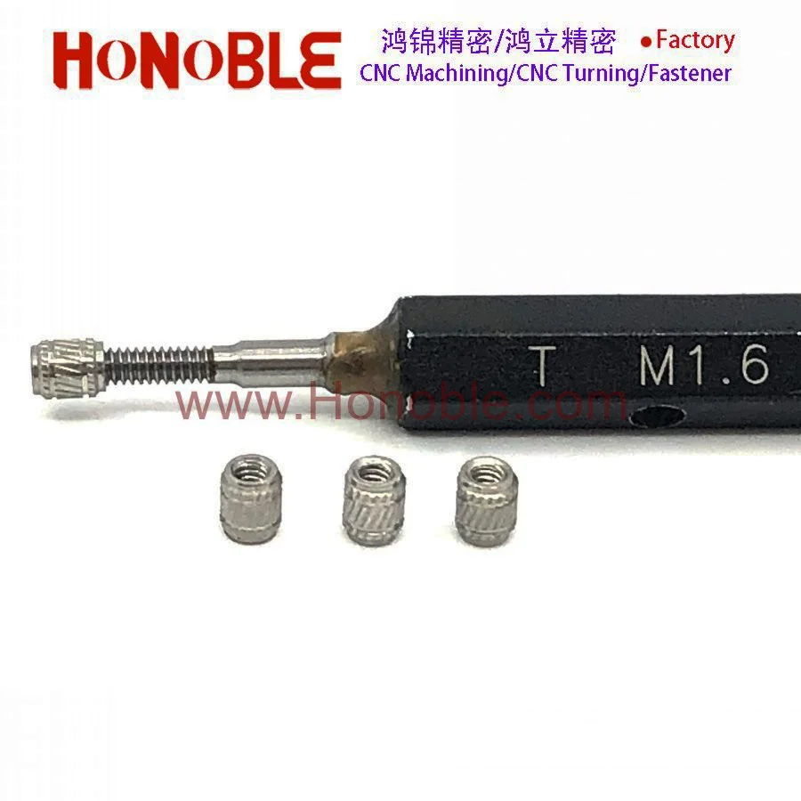 Маленькие Мини-вставки вставки MTEC резьбовые латунные M1.0 M1.2 M1.6