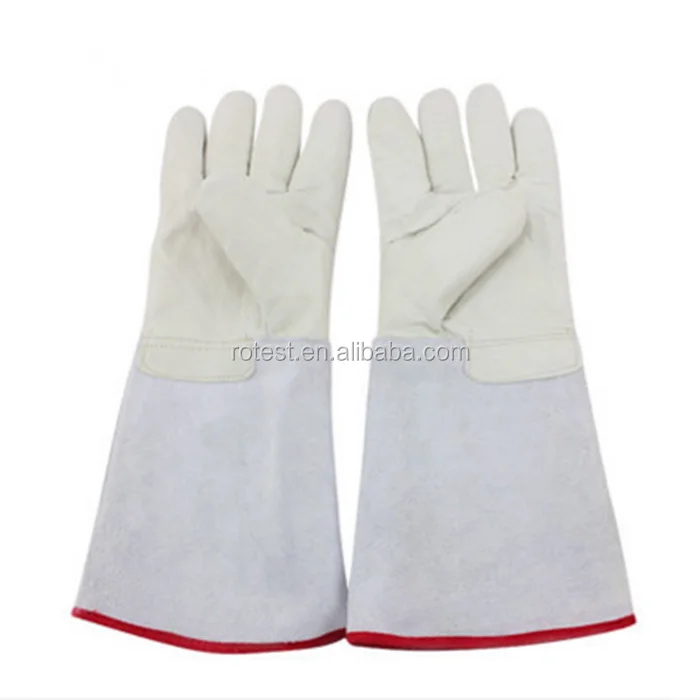 working cryogenic safety gloves for liquid nitrogen protection