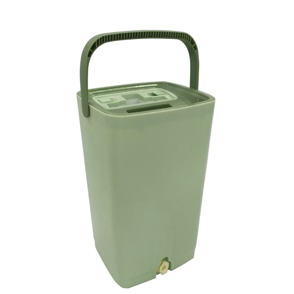 BNcompany Mini Self Wash & Dry Hands Free Magic Flat Mop And Bucket Set