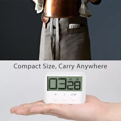 Large Display Interval Timer Gym Countdown Digital Timer Battery Powered Refrigerator Digital Millisecond Kitchen Sport CN;GUA