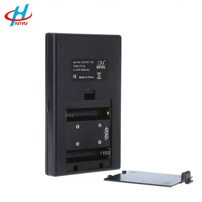 HY-CS pocket scale 0.01g 500g professional mini digital scale diamond weighing scale