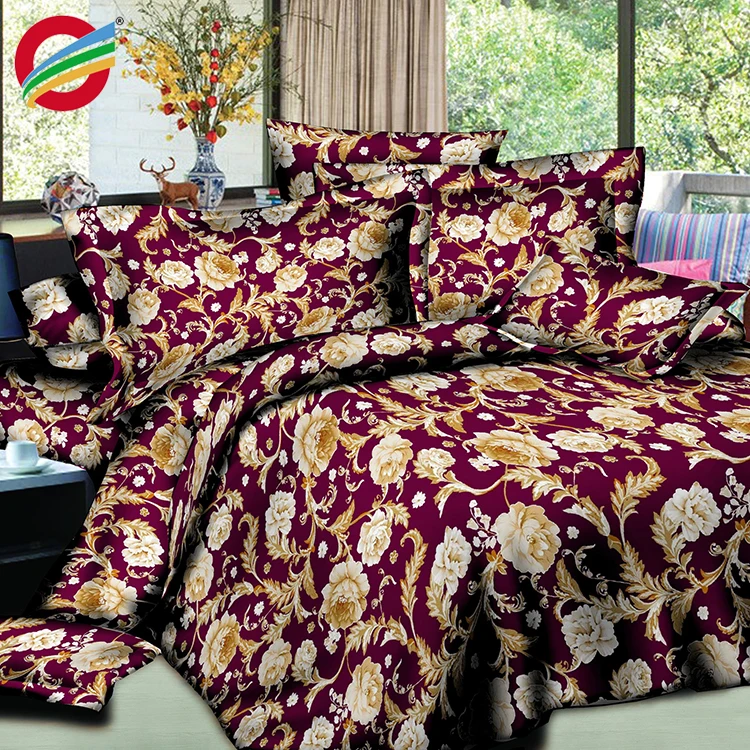 cheap wholesale 3d printing fabric bedding set bed sheets