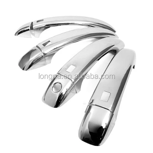High Quality ABS Plastic Chrome Door Handle Cover With Smart Key Hole For Audi Q5  4 doors 2009-2012