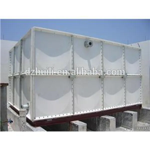 GRP SMC Fiber Glass Sectional Farming Water Tank Large Aquaculture Tanks 1500 m3 Storage Tank Rain 10000l
