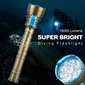 18000 Lumen Super Bright Underwater Light 9x CREE XM L L2 LED Diving 150m Scuba Diver