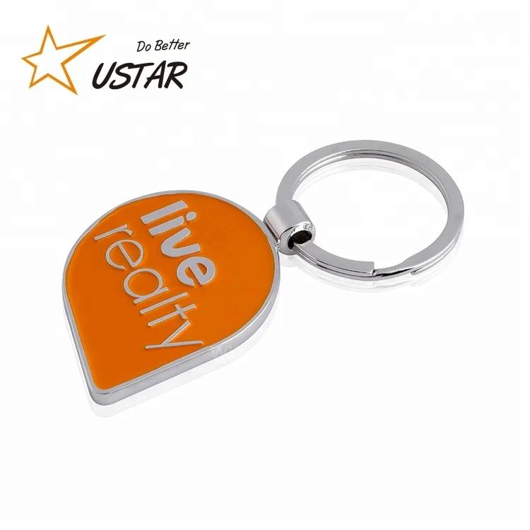 Keychain Supplier Custom Shaped Metal Key Holder/Keychain/Key ring With Logo For Promotional Gifts