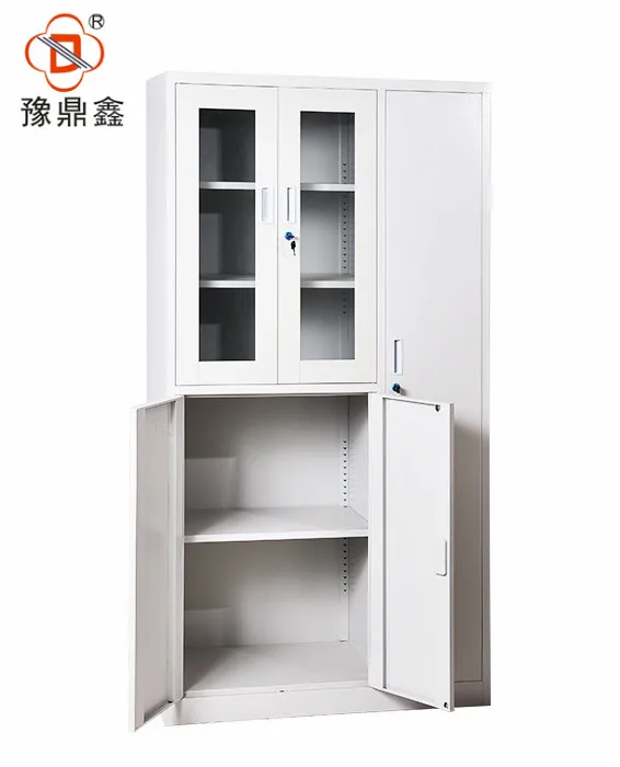 XINDING factory utensil cupboard sales glass door metal  file cabinet with locker