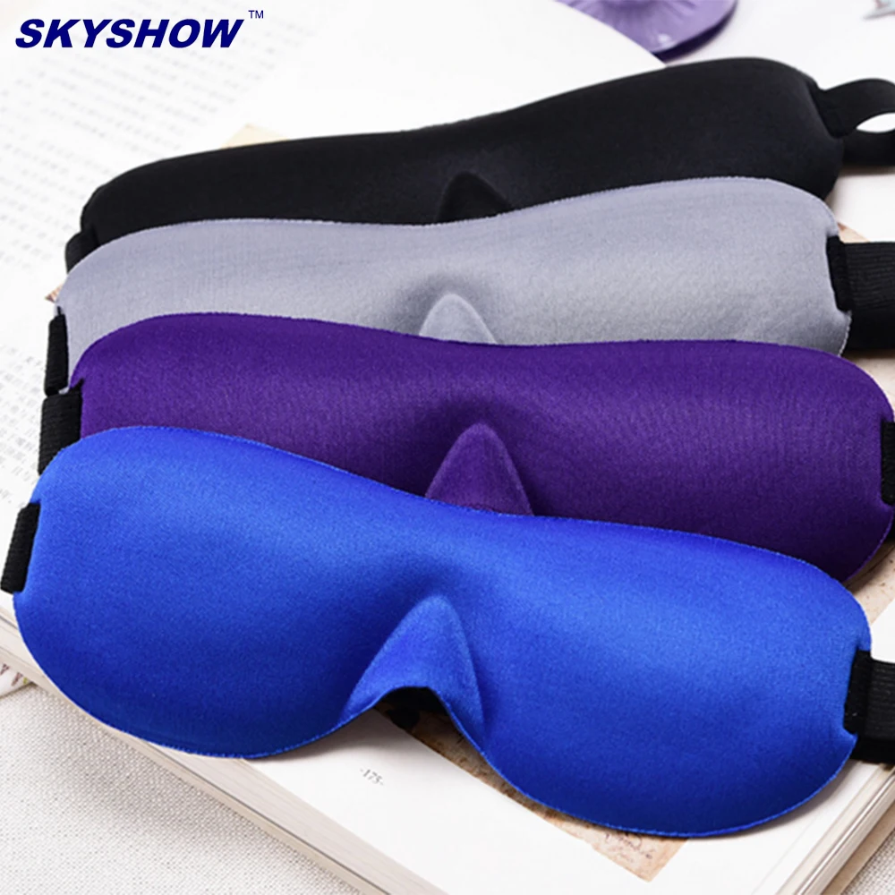 Breathable Custom Night Sleeping Eye Mask With Logo
