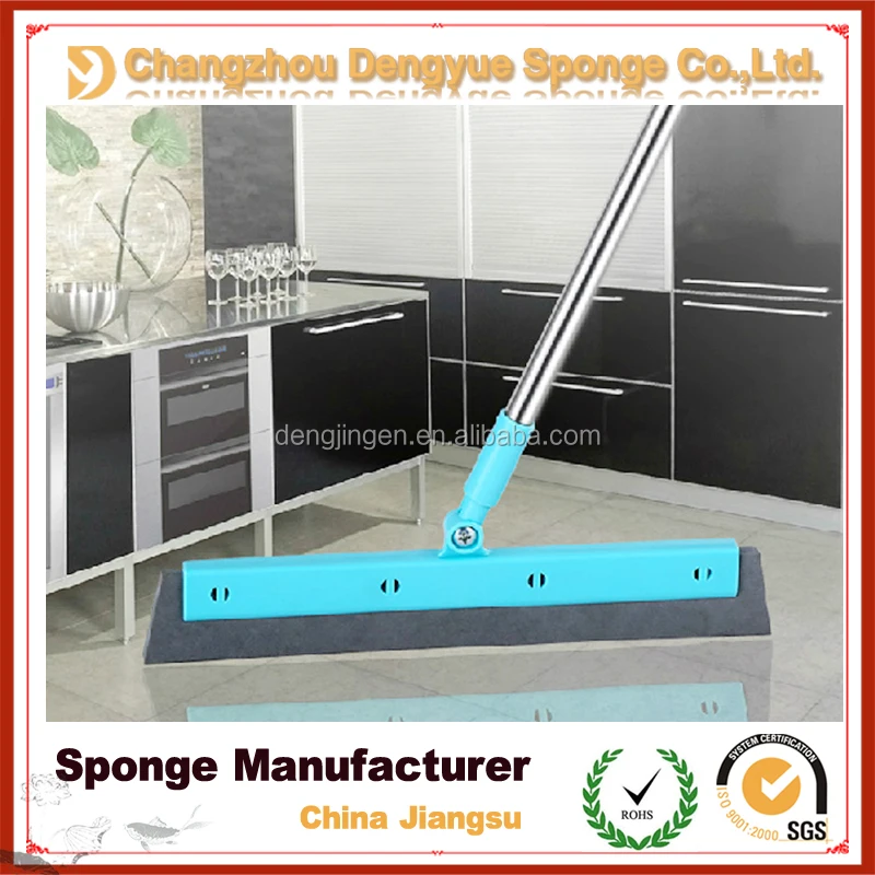 Waterproof construction sites EVA floor cleaning foam rubber squeegee brush