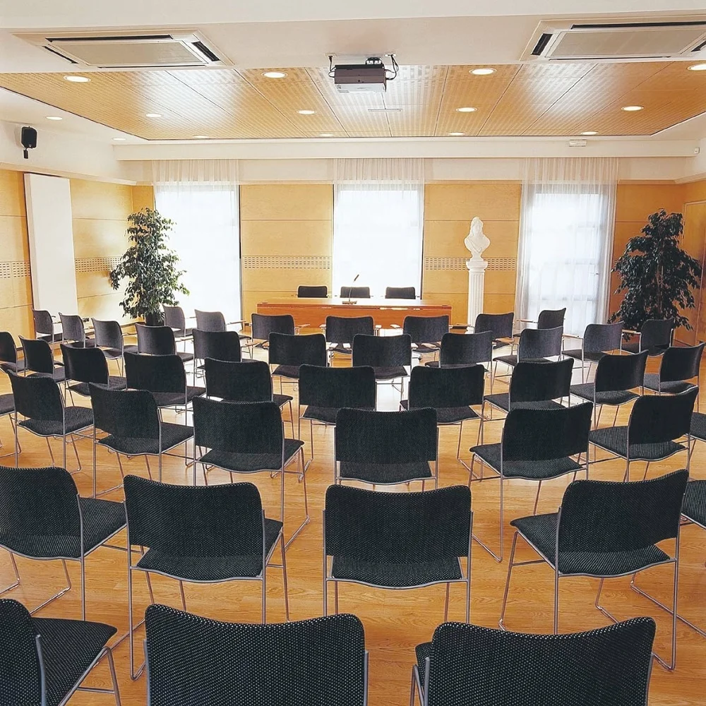 Side chair upholstered on dolly  Stacking Training Chair