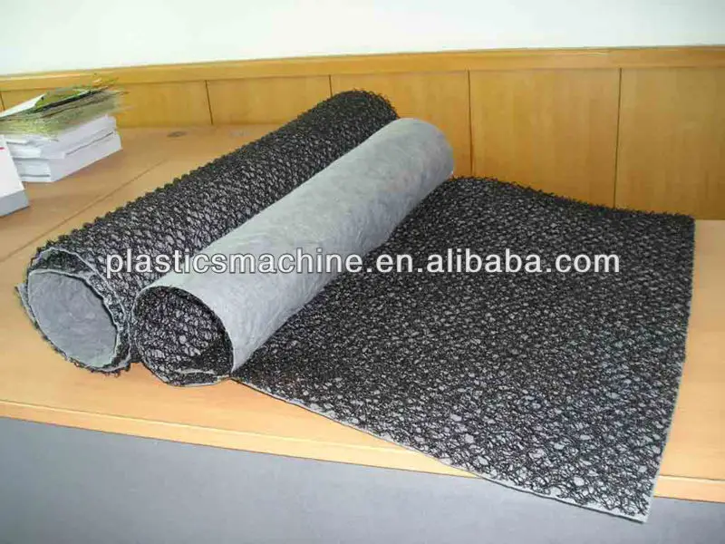 Plastic geomat production line, erosion control net machine  3d drainage composite geomat for drainage system Machine