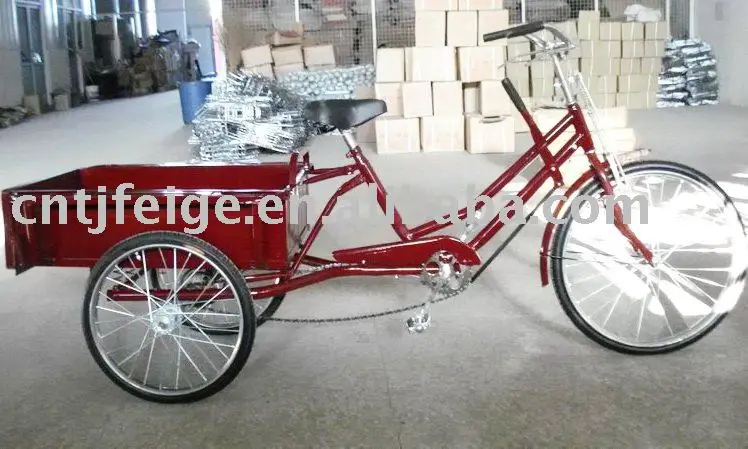 Промышленный грузовой трехколесный велосипед 20 дюймов