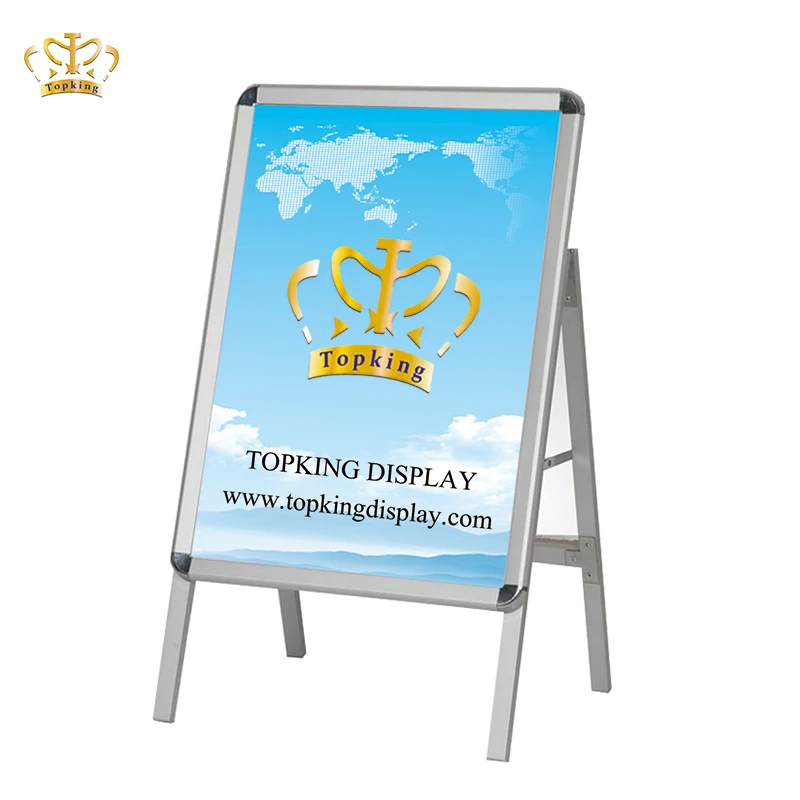 High quality fashional a shape advertising aluminum board