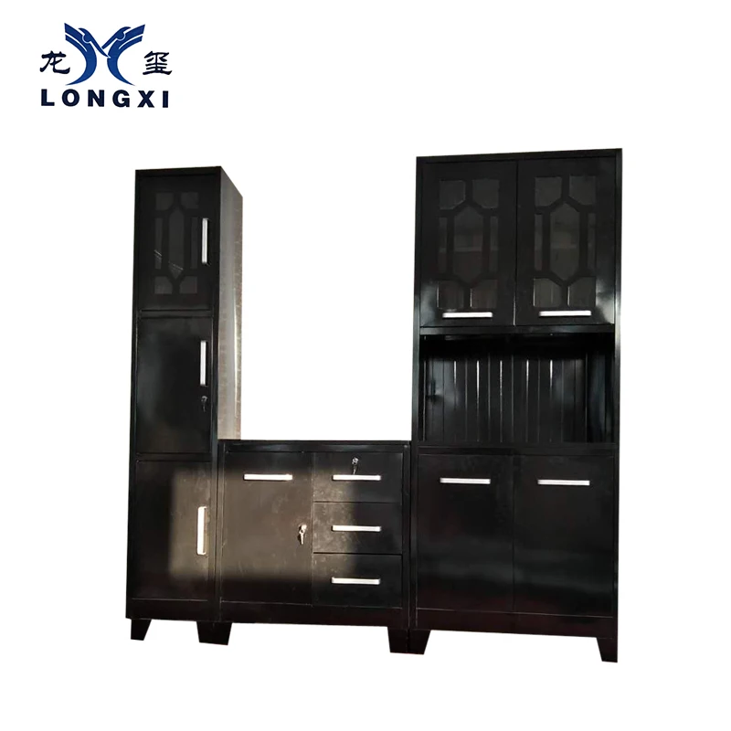 
2019 High Quality Black Ironing Competitive Office Metal Cupboard With Bench 