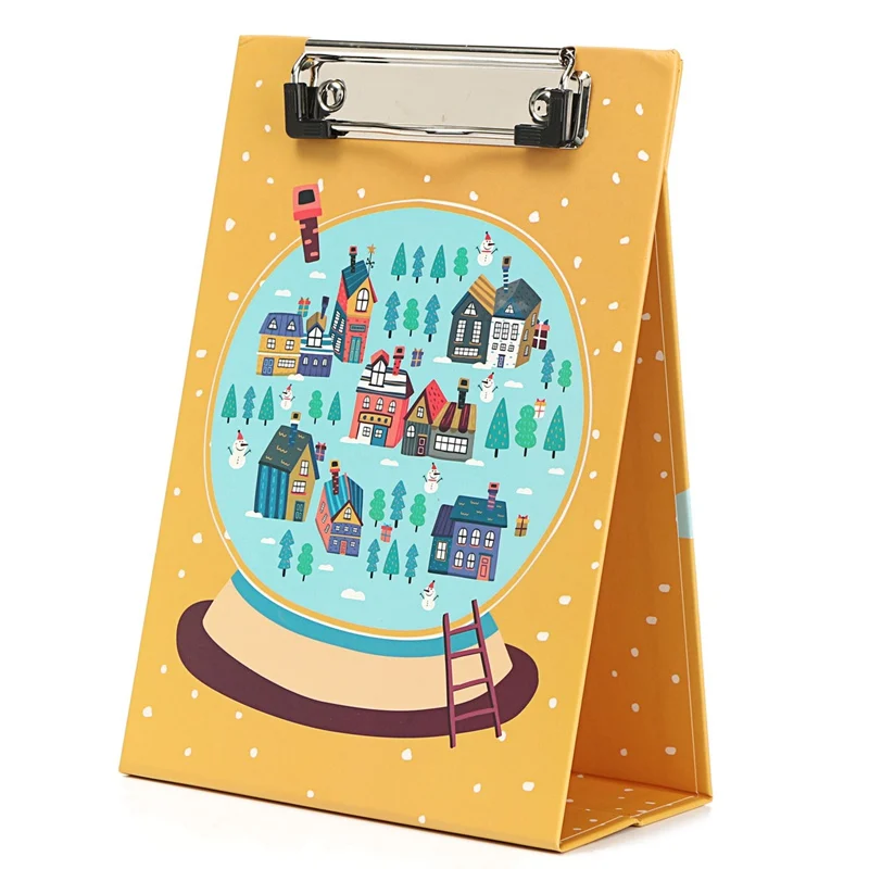 Lovely Cute A5 Paper Stand Plywood Clipboard File Writing Pad For Restaurant Office Stationery Supply Cardboard Holder