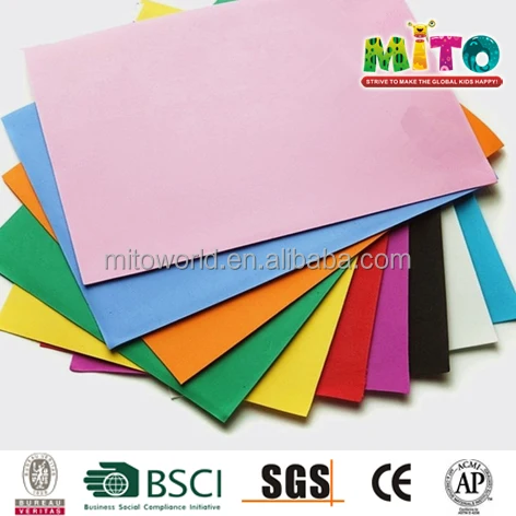 School supplies personalized bulk eva foam sheet 3mm