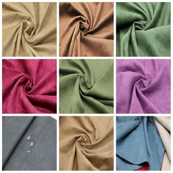 Custom Home Textile Dobby Jacquard Herringbone Pattern Microfiber Napping Fabric