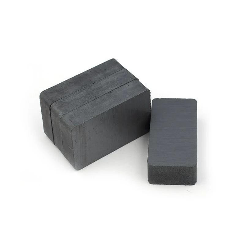 China wholesale excellent quality square magnet ferrite block ceramic rectangular magnet