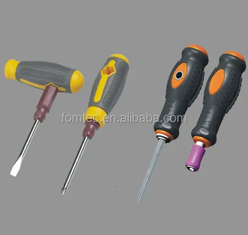 
Two Color Vertical Plastic Injection Molding Machine for produce TOOLS HANDLE production 