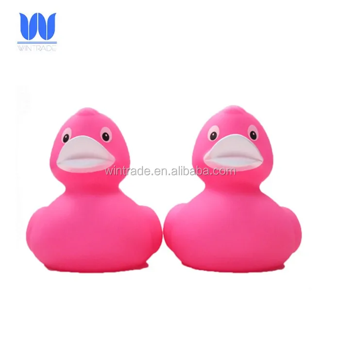 8CM bulk rubber duck pink vinyl bath toy animal plastic duck toy