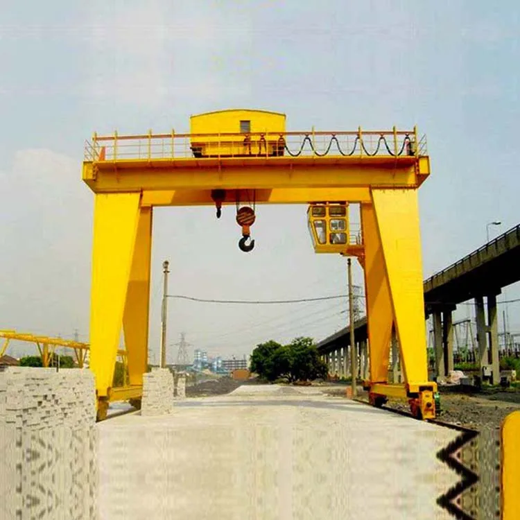 Trussed Type Double Girder  Rail Traveling  Gantry Crane