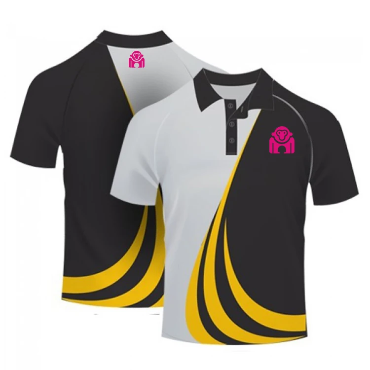 custom sublimated polo shirt golf