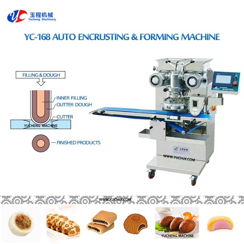 Low Price High Capacity Automatic Maamoul Encrusting Maker Japan Ice Cream Mochi Machine For Food Making