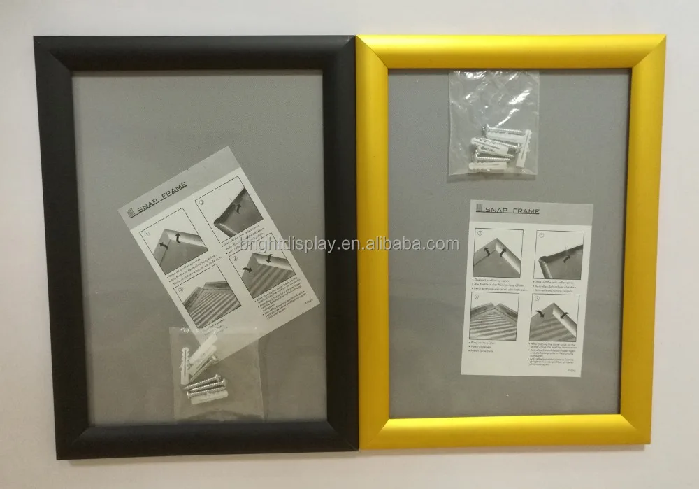 New model 25mm Aluminium clip frame,Poster frame A1/ A2/ A3/ A4