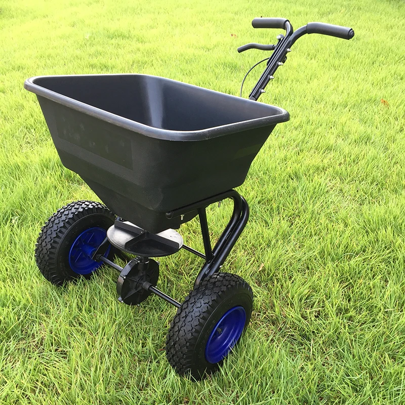 
Garden hand fertilizer spreader machine for seed and fertilizer 