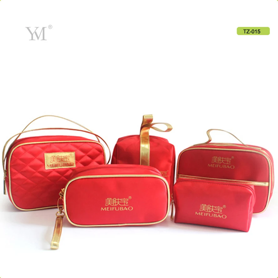 
wholesale custom Multi Usedpromotion gift custom makeup bag hand bag set 