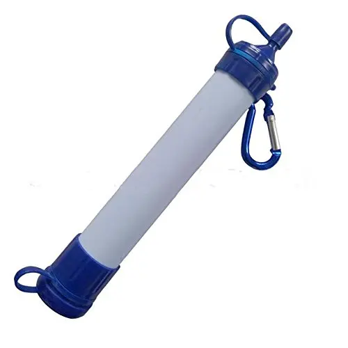 Personal Water Filter Straw Portable Emergency Filtration Purifier for Camping Hiking Travel Survival Backpacking Gear