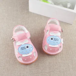 2019 new soft bottom Baotou called shoes baby non-slip toddler shoes summer anti-slip prewalker