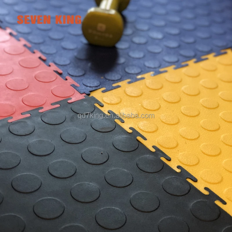 New model Pvc interlocking garage floor tiles