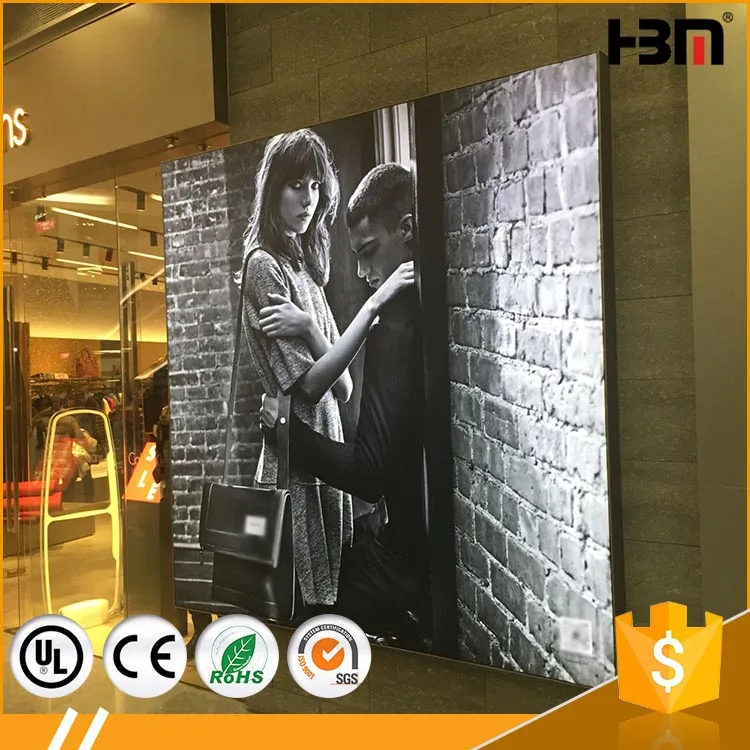 new product ideas 2024 frameless led light box fabric lightbox manufacturer