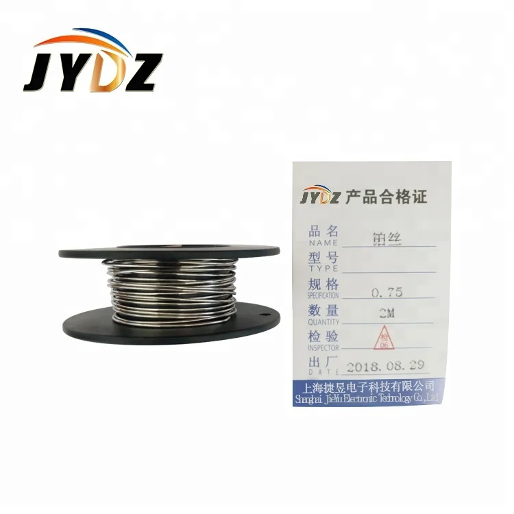 0.6mm 0.8mm Pt90Ir10 sparking plug platinum iridium alloy wire